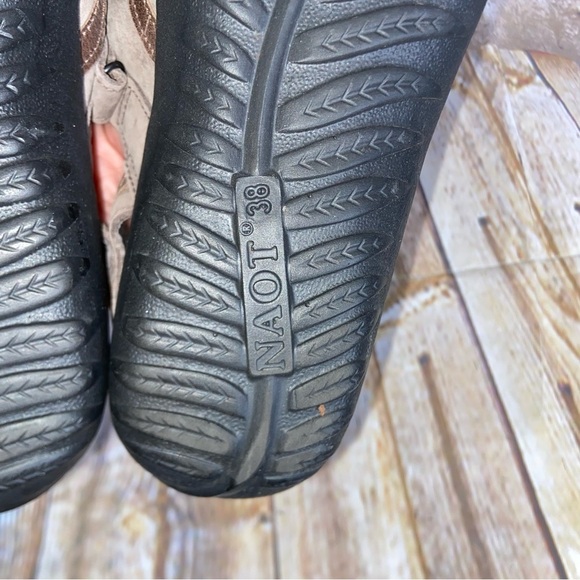 Naot Rongo Mary Jane Slingback Brown Leather Shoes Size 38 (7-7.5) - Picture 8 of 8